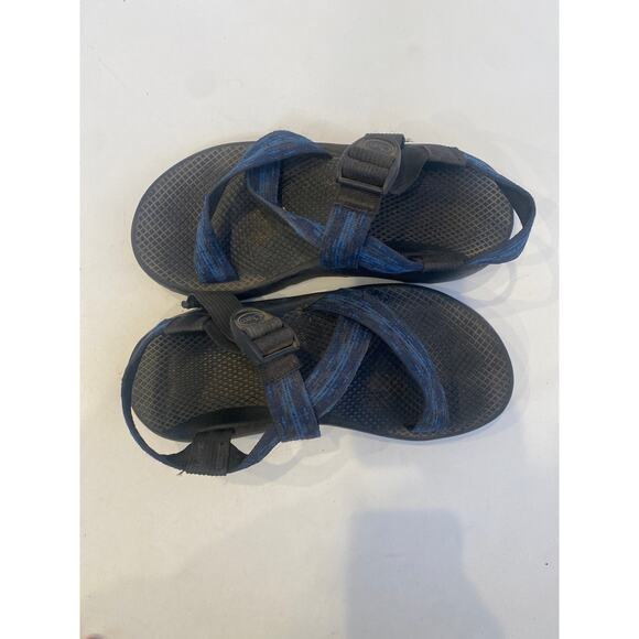 Chaco’s Z/1 Blue & Black Wide Strap Sandals Vibram Soles EUC Sz 8 Men’s Comfort main image 6